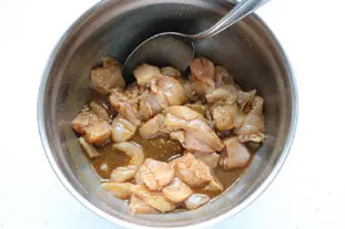 Sautéed chicken with leeks : Photo of step #2