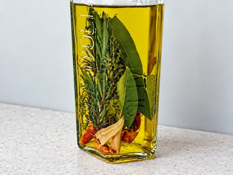 Herb olive oil
