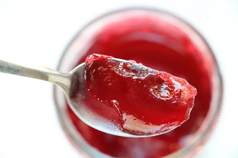Jelly-style plum jam