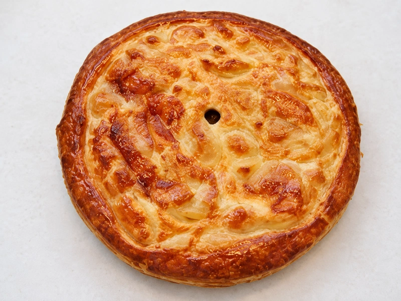 Caramelised apple pie