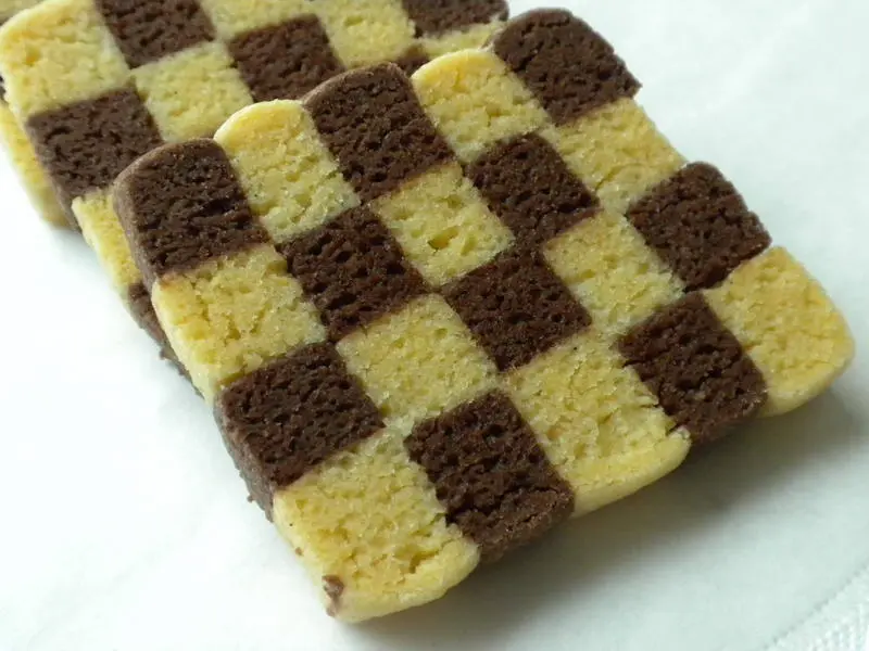 Checkerboard biscuits
