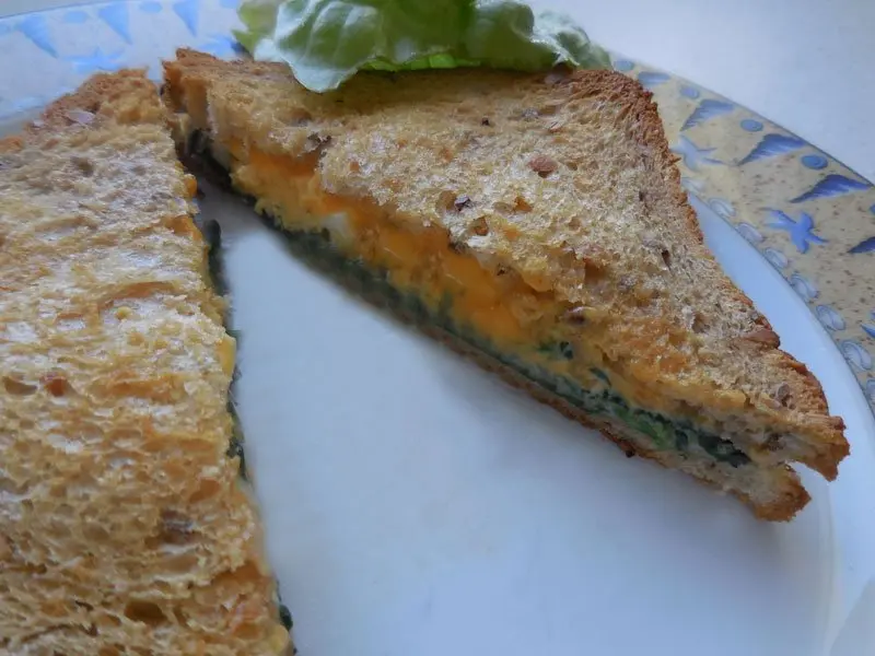 Spinach Croque-monsieur 