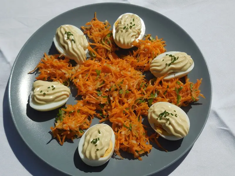 Eggs with mayonnaise