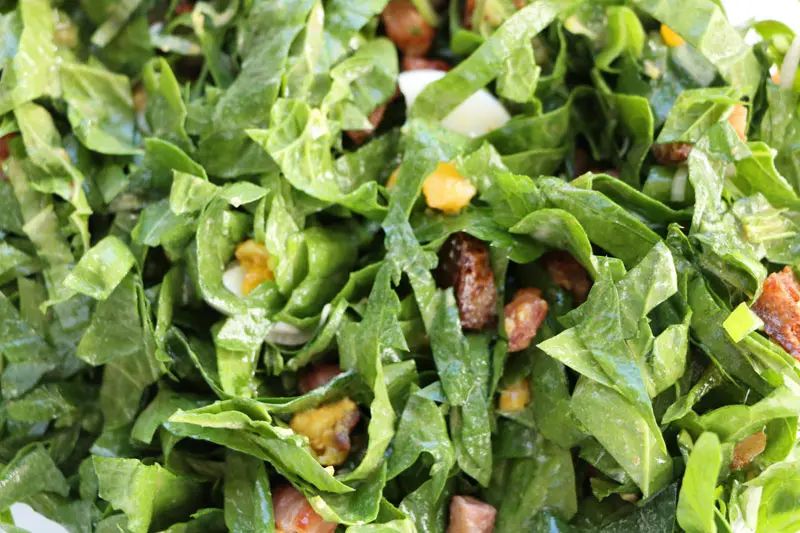 Baby spinach salad