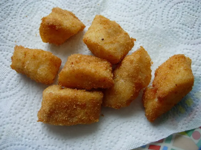 Crunchy little pieces of fish