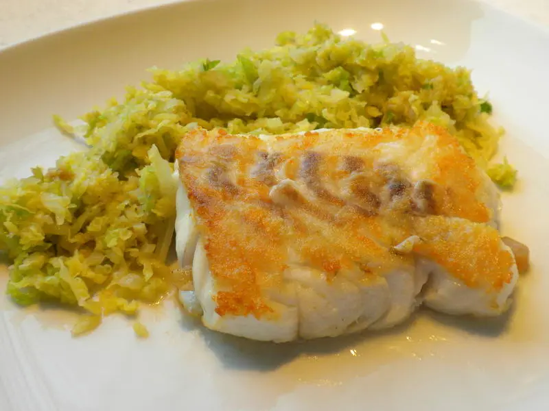 Fish fillet with preserved lemons