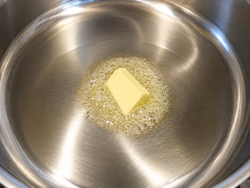 How to prevent butter burning during cooking
