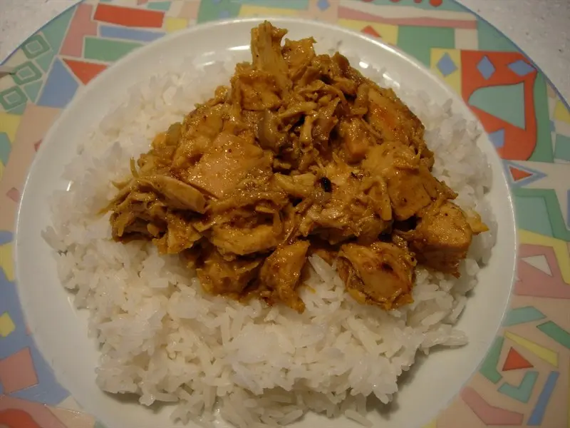 Quick chicken curry
