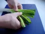 The green of leeks