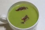Leek and Jerusalem artichoke soup