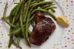 Tenderloin steaks marinated in red wine with rosemary