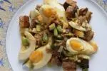 Leek and egg frichti