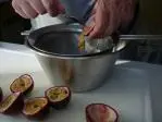 How to extract passion fruit juice