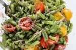 Cherry tomato and green bean salad