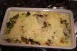 Gratin of leeks with Morbier cheese