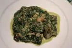 Spinach and Mushrooms with Pesto