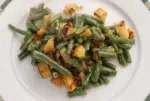 "Haute patate" green beans