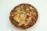 Sorrel and potato quiche
