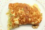 Ham and cabbage omelette