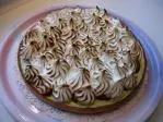 Pear and lime meringue pie