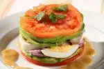 Mixed salad stack