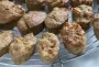 Soft cookies with double oats (flour and flakes) and diced apples.