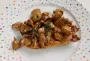Pork escalope with mushrooms and sage cream