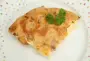 Potato tortilla with Morbier cheese and diced Morteau sausage