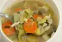 Comforting vegetable soup.