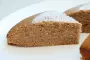 Delicious, moist regional chestnut cream cake.