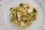 Fish fillet with leeks and mustard cream