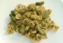 Green asparagus and pasta, cooked together and bound with a pesto sauce.