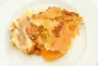 Apricot clafoutis with a delicious almond cream crust on top.