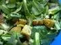 Corn salad with croutons