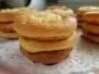 Combintion of puff and choux pastry, light caramel and confectioner's custard.