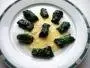 Small pieces of fish rolled in spinach leaf.