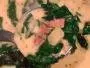 Late Winter Soup with Fresh Spinach