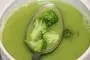 Vegetable soup with broccoli.
