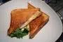 The simple American pan-fried cheese sandwich.