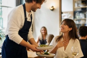 Congratulate the chef