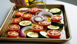 A drizzle of olive oil