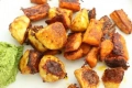 Spicy carrots and turnips roasted with Parmesan cheese