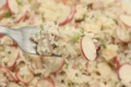 Crunchy rice and ham salad