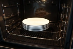 How to heat plates