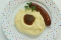 Sausage and mashed potatoes