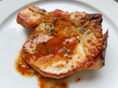 Pork chops in the oven