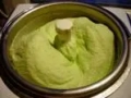 Fresh mint ice-cream