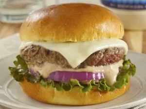 Burgers and cheeses