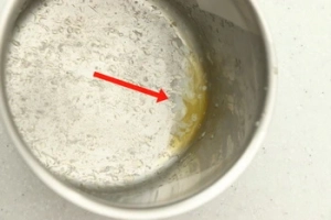 A little leftover butter
