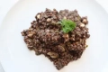 Lentils with sorrel and feta cheese